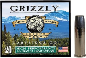 Grizzly GC44M19 44 Mag Ammo, 320gr WLNGC, 1350 fps, 20 Rounds
