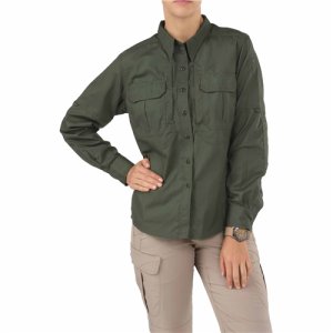 5.11 Tactical Women's Long Sleeve Taclite Ripstop Shirt Large