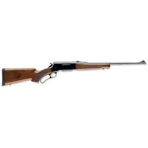 Browning BLR Lightweight 300 Win Mag 3+1 24" Barrel, Black Alloy Receiver, Gloss Black Walnut Stock