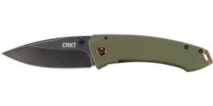 CRKT 2520C Tuna 3.22" Fine Edge Black Blade Frame Lock Folding Knife