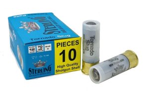 Sterling 8698779959166 12 Ga 2-3/4" 1-5/32 oz Rifled Slug 10rd Box