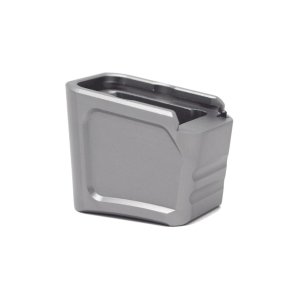 Mki +5/4 Magazine Extension 9mm Luger/.40 S&W For Glock(R) 19/23 - Mk1 +5/+4 Mag Extension 9mm/40 S&W For Glock 19/23/26 Gray