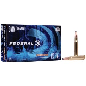 Federal Premium 8A 8mm Mauser 170 Grain Jacketed Soft Point 20 Rounds
