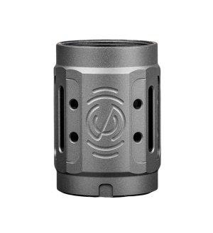 SilencerCo AC5447 Alpha MAAD Brake 2.0 Black Anodized Aluminum 2" OAL