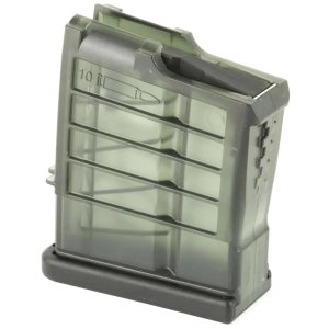 Heckler & Koch MR762A1 10-Round Detachable Magazine, 7.62x51mm NATO, Clear Polymer, Gray Finish, Model 234690S