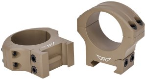Warne 8500DE Hyperlite Scope Rings 1" Low Dark Earth