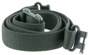 Blue Force Gear HS125DSBK Hunting Sling Adjustable 1.25 In Black Cordura