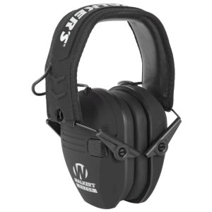 Walkers Game Ear / GSM Outdoors Razor Slim Electronic Muff - Black