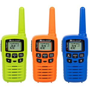 Midland X-Talker T10 Two-Way Radio 22 Channels 20-Mile Range 3-Pack