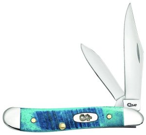 Case Cutlery Peanut 2BL Carbon Blue 2.875" Model 25596