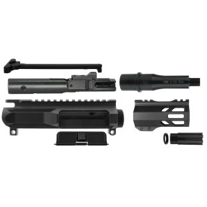 TacFire AR-15 9mm Unassembled Upper Receiver Kit - 4"