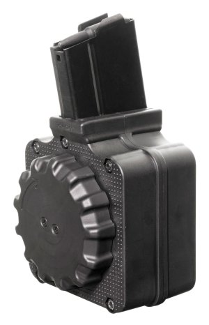 ProMag DRM-A2 Drum Magazine .308 Win 50 Rounds Black DuPont Zytel Polymer