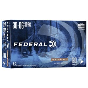 Federal Premium 3006B 30-06 Springfield 180 Grain Soft Point 20 Rounds
