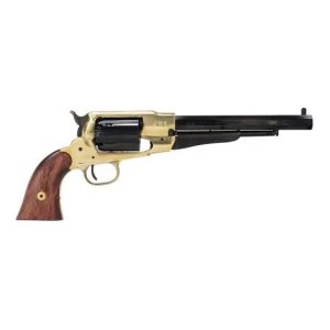 Traditions FR18581 1858 Army Break Open 44 Cal #11 Percussion 8" 6rd Brass Frame Blued Barrel & Cylinder Walnut Grip
