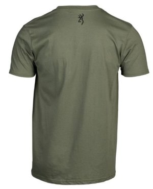 Browning SS T-SHIRT CAMO BUCKMARK GREEN/OVIX (UPC 501289)