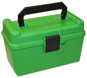 MTM Case-Gard H50XL10 50rd Ammo Box Polypropylene Green