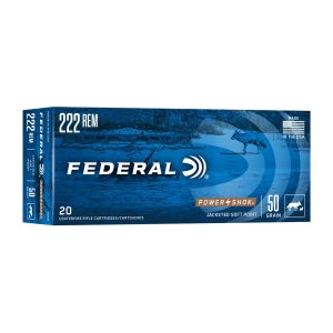 Federal 222A Power-Shok 222 Rem 50gr Jacketed Soft Point 20 Rounds