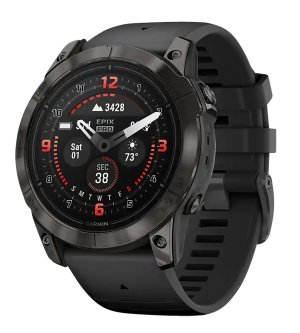 Garmin 010-02804-00 Epix Pro G2 Carbon Gray Titanium Bezel Watch