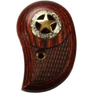 Bond Arms Grip Standard Rosewood Laminate 2-Tone Star Inlay