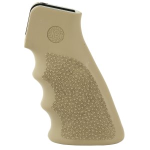 Hogue OverMolded Grip Fits AR-15/M16 Rubber Finger Grooves FDE 15003
