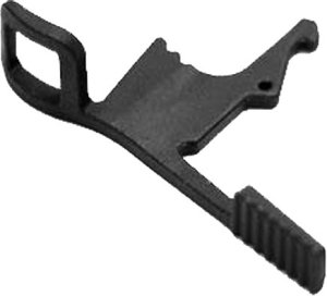Guntec USA Charging Handle Latch Ambi Black AMBI-LATCH