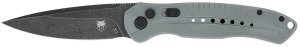 Diablo Side Button Auto G-10 Scales Black Stonewash D2 Blade