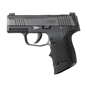 Hogue 18020 10RD Overmolded Rubber Grip Extension Fits SIG P365 Black