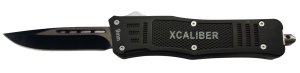 Xcaliber 9mm OTF Drop Point 3.25in 440C Steel Blade Medium Knife