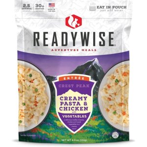 ReadyWise Crest Peak Creamy Pasta & Chicken 4.3 oz Pouch