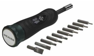 Weaver 849728 Gunsmith Torque Wrench Precise Screw Pressure