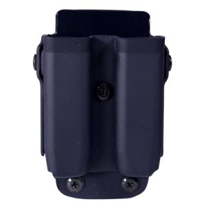 High Speed Gear 42P212BK Twin Mag Pouch, Size 2, Black, PLM Belt, Kydex