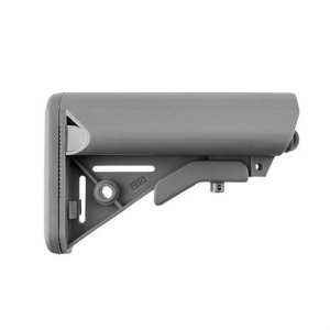 B5 Systems AR-15 Enhanced SOPMOD Stock Collapsible Mil-Spec Gray Polymer