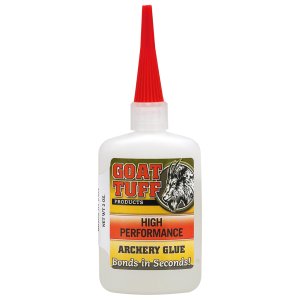 Goat Tuff 1014 High Performance Glue 2 oz Bonds Feathers & Vanes