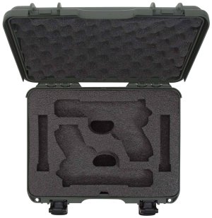 Nanuk 910GLOCK6 Olive Pistol Case, Foam Padding, Airline Approved