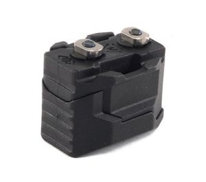 Strike Industries SI-AR-CMS-SAF Angled Grip M-LOK Black Cable Mgmt