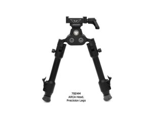 Warne 7924M Skyline Pro Bipod Black Anodized ARCA Interface 7075 Aluminum