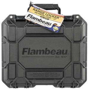 Flambeau 1312SN Range Locker HD Pistol Case Black Polymer Waterproof