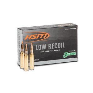 HSM Low Recoil 6.5 Creedmoor Sierra 140 gr. Rifle Ammo