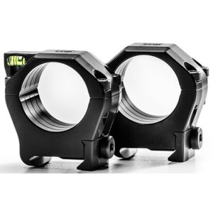 Zeiss Ultralight 1913 MS Rings w/ Level - Low 30mm .850in/21.6mm Black Low