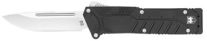 CobraTec BLKSFDNS Special Forces OTF Knife 3.25" D2 Steel Blade Black