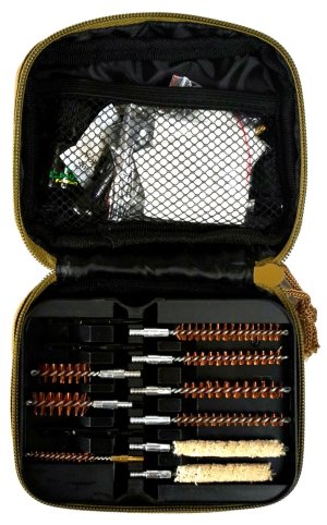 Clenzoil 2830 Multi-Caliber Rifle Cleaning Kit 21-Piece Water-Resistant