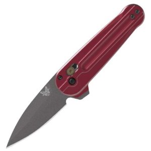 Benchmade 491GY-01 Lowden AXS Flipper Red/Grey Knife