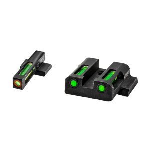 HiViz MPSN521 LiteWave H3 Sight Set for S&W Shield Green/Orange