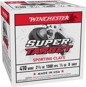 Winchester TRGTS418 .410 Bore 2.5 In 1/2 Oz #8 25 Rounds