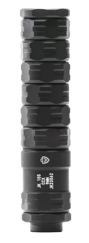 JK Armament JK105CCX9 9mm Concealed Carry Suppressor 1/2x28 Compact