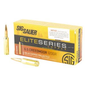 Sig Sauer HT Elite Hunting 6.5 Creedmoor 120gr Rifle Ammo 20 Rounds