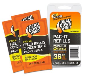 Dead Down Wind 3D+ Pac-It Field Spray Refills 3 Pack 36 oz