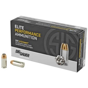 Sig Sauer E40SW1-50 Elite V-Crown .40 S&W 165gr JHP Ammo 50 Rounds