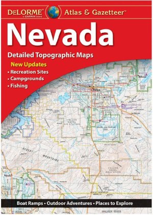 DELORME Nevada Atlas & Gazetteer Detailed Topographic Maps