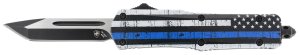 Templar Back The Blue Gen II SBTB231 2.69 In OTF Tanto Black Blade
